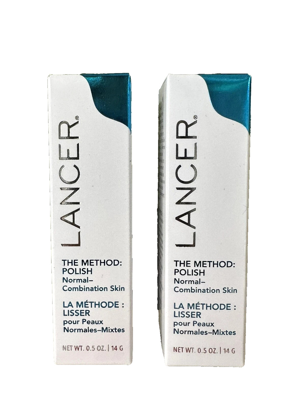 2x Lancer The Method Polish 0.5oz Each Travel Size - New & Sealed - Made in USA